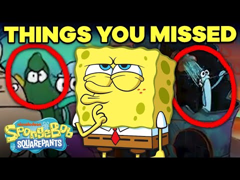 10 Background Details You Never Noticed 👀 SpongeBob