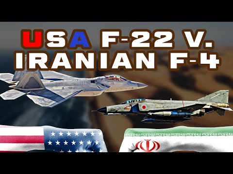 The Day a U.S. F-22 Raptor Stared Down an Iranian F-4 Phantom