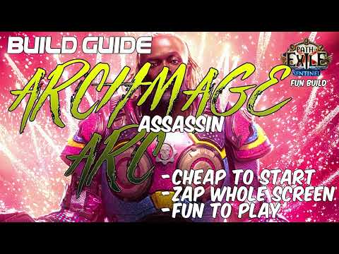 [PathOfExile 3.18] Archmage Arc Unleashed build guide for 1 ex, work in progress.