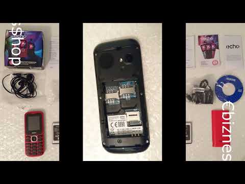 Téléphone portable mobile ECHO First 2 Double SIM noir débloqué