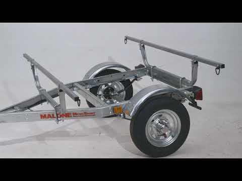 Malone MicroSport 2-Boat MegaWing Kayak Trailer Package - MPG461GS video poster