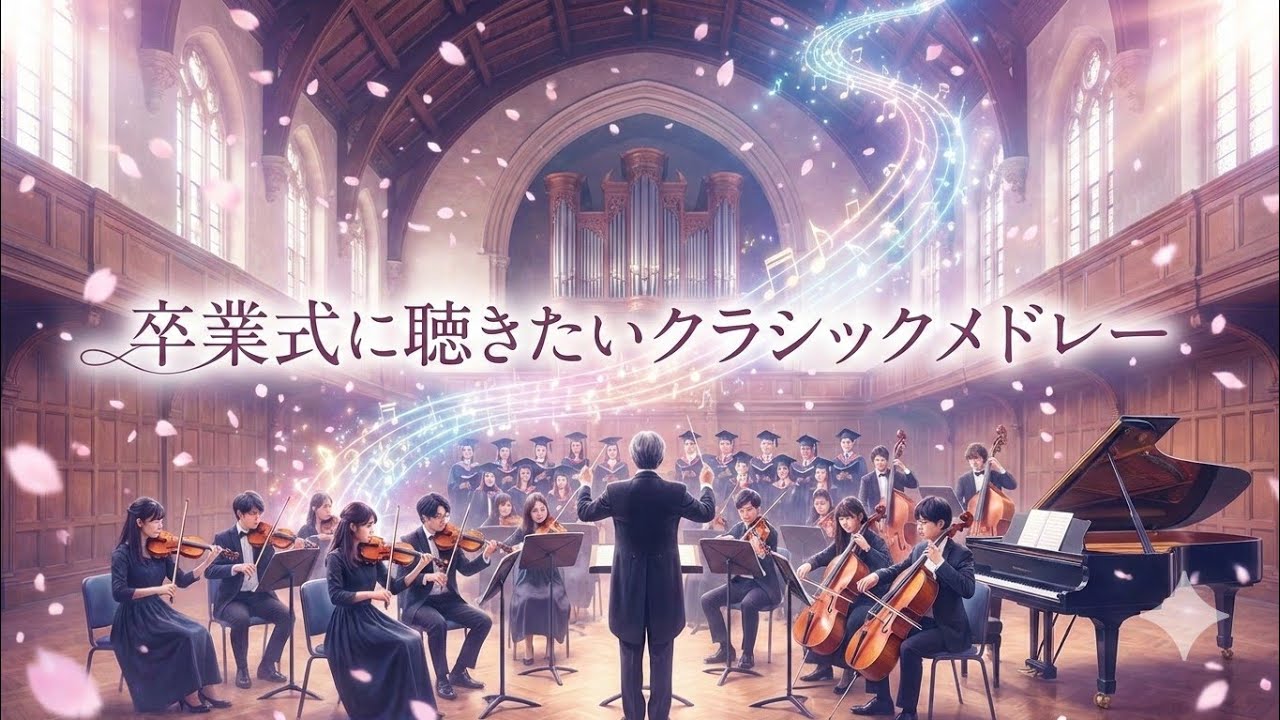 卒業式に聴きたいクラシックメドレー！