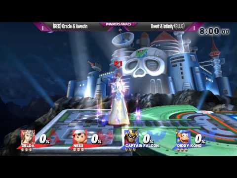 SW12 Smash Wii U - Oracle and Awestin vs Bwett and Infinity - Winners Finals