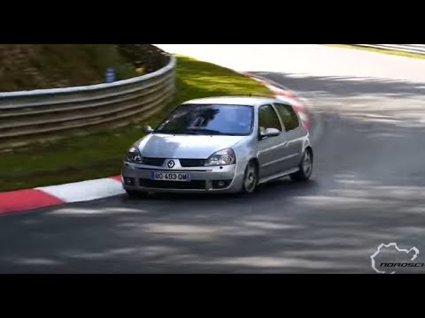 Ligne Inox Clio 2 RS 172 GT Performance avec decata Catback Renault Sport Sound Exhaust Nurburgring