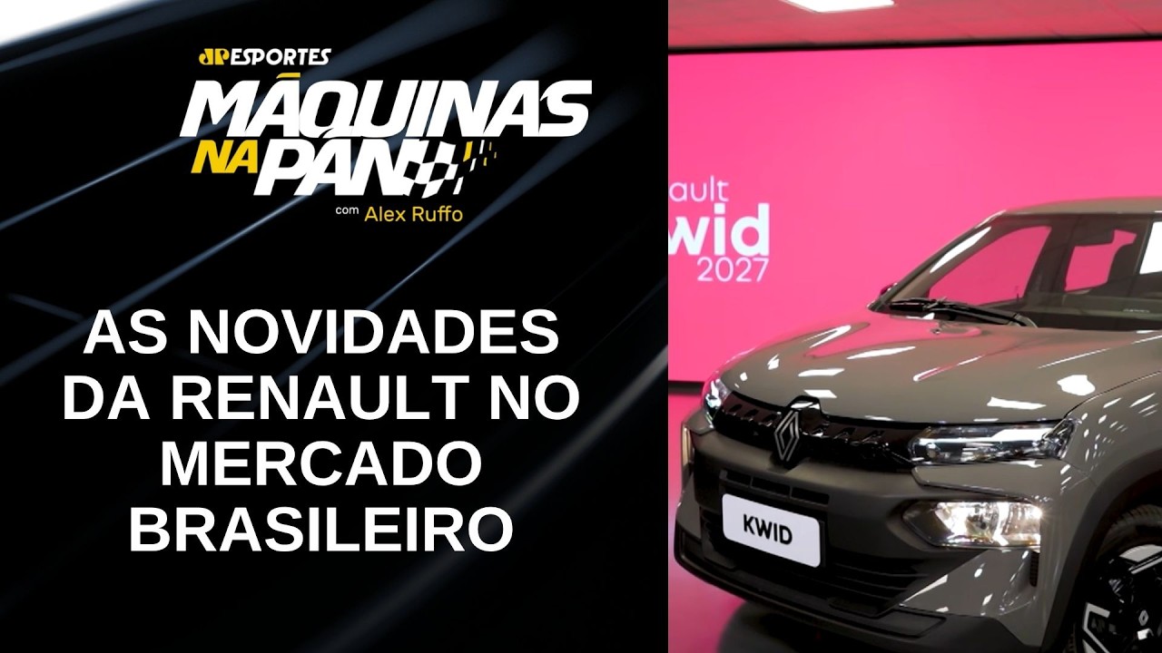 Os novos Kwid e Kardian da Renault | MÁQUINAS NA PAN