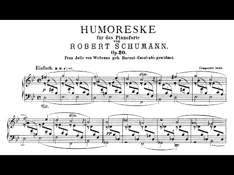 Schumann: Humoreske, Op.20 (Fejérvári, Endres)