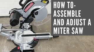 How to Assemble and Square a Miter Saw (Admiral 12 inch)