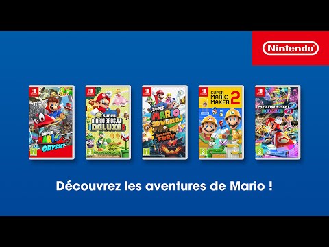 Découvrez les aventures de Mario sur Nintendo Switch !
