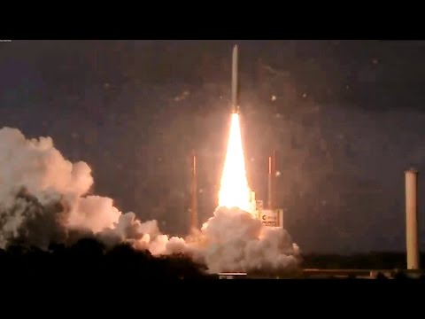 Ariane 5 Thor7 SICRAL2 launch to orbit hq [VA-222]