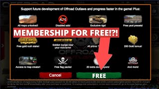 Offroad Outlaws - How To Get Membership For Free!!