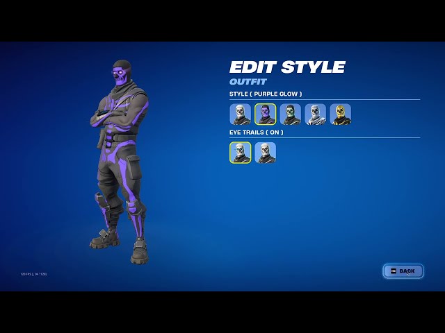 حساب بنت الزومبي وسكلتون بنفسجي