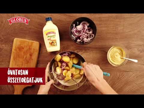 Globus - 5 összetevős receptek - Krumplisaláta - 2022