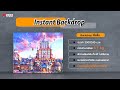 Instant Backdrop Backdrop ตั้งพื้น น้ำหนักเบา ผ้าพับ