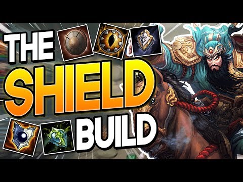 Smite: THE GUAN YU SHIELD BUILD - HOW DOES HE EVEN CARRY ALL THESE SHIELDS?