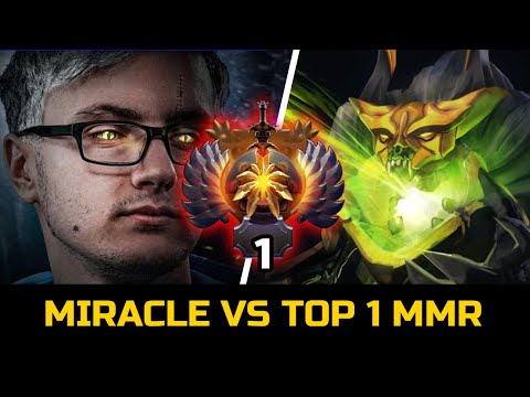 MIRACLE VS TOP 1 MMR IN EU RANK - PERFECTLY OUTFARMED AND DESTROYED