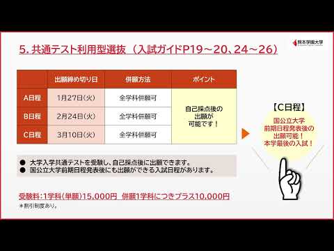 経済学科 共通テスト利用型選抜