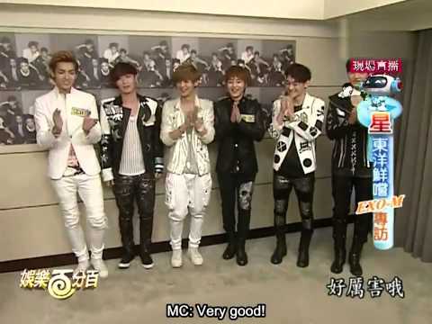[HD][Eng Sub][Full] 120918 EXO-M 100% Entertainment 娛樂百分百