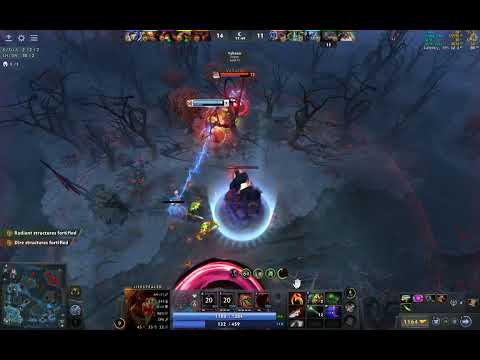 Life Stealer support with Legion Commander, Dota 2 Gameplay 7.39e