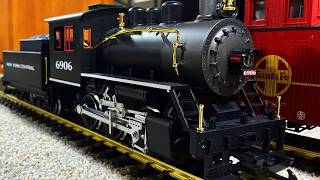🔴 RELAXING G SCALE STEAM FREIGHT TRAIN RUN | PIKO Steam Engine Pulling 18-Car Freight