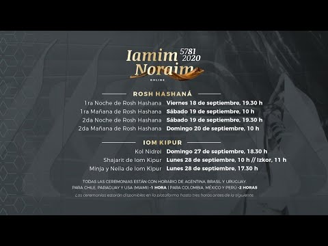 Rosh Hashana 5781 - Arvit Segunda Noche