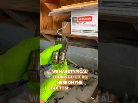 6.7L PowerStroke Lifter Operation #shorts