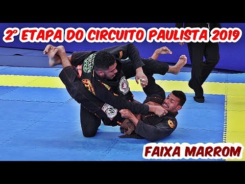 Jiu Jitsu - Faixa Marrom - 2° Etapa do Circuito Paulista 2019