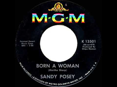 1966 HITS ARCHIVE: Born A Woman - Sandy Posey (mono 45)