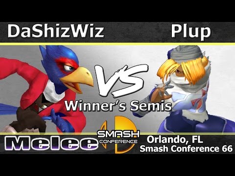 DaShizWiz (Falco) vs. PG|Plup (Sheik) - Melee Winner's Semis - SC: LXVI