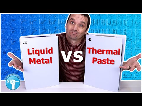 PS5 Liquid Metal vs Thermal Paste - It OVERHEATED!