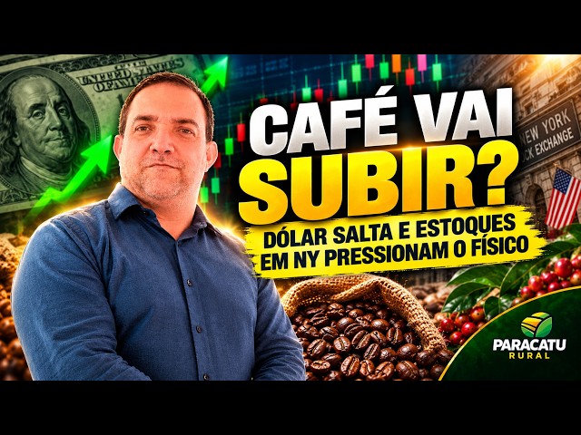 Café Vai Subir? Dólar Salta e Estoques em NY Pressionam o Físico.