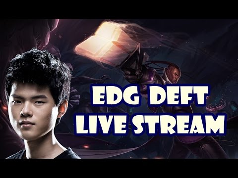 [ June 24,2016 ] EDG Deft -Lucian vs ezreal - s6 live stream