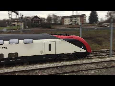 Züge Rotkreuz, Trains Rotkreuz, SBB FV Dosto IR70 mit Restaurant