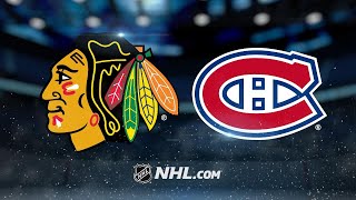 Crawford, DeBrincat lead Hawks past Canadiens, 3-1