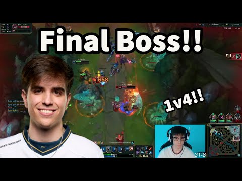 MAD Elyoya Can't Believe Enemy Illaoi Nearly Killed All His Team In A 4v1!!!