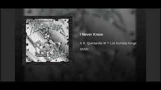 I Never Knew (A.B Quintanila lll (Cumbia Kings) instrumental