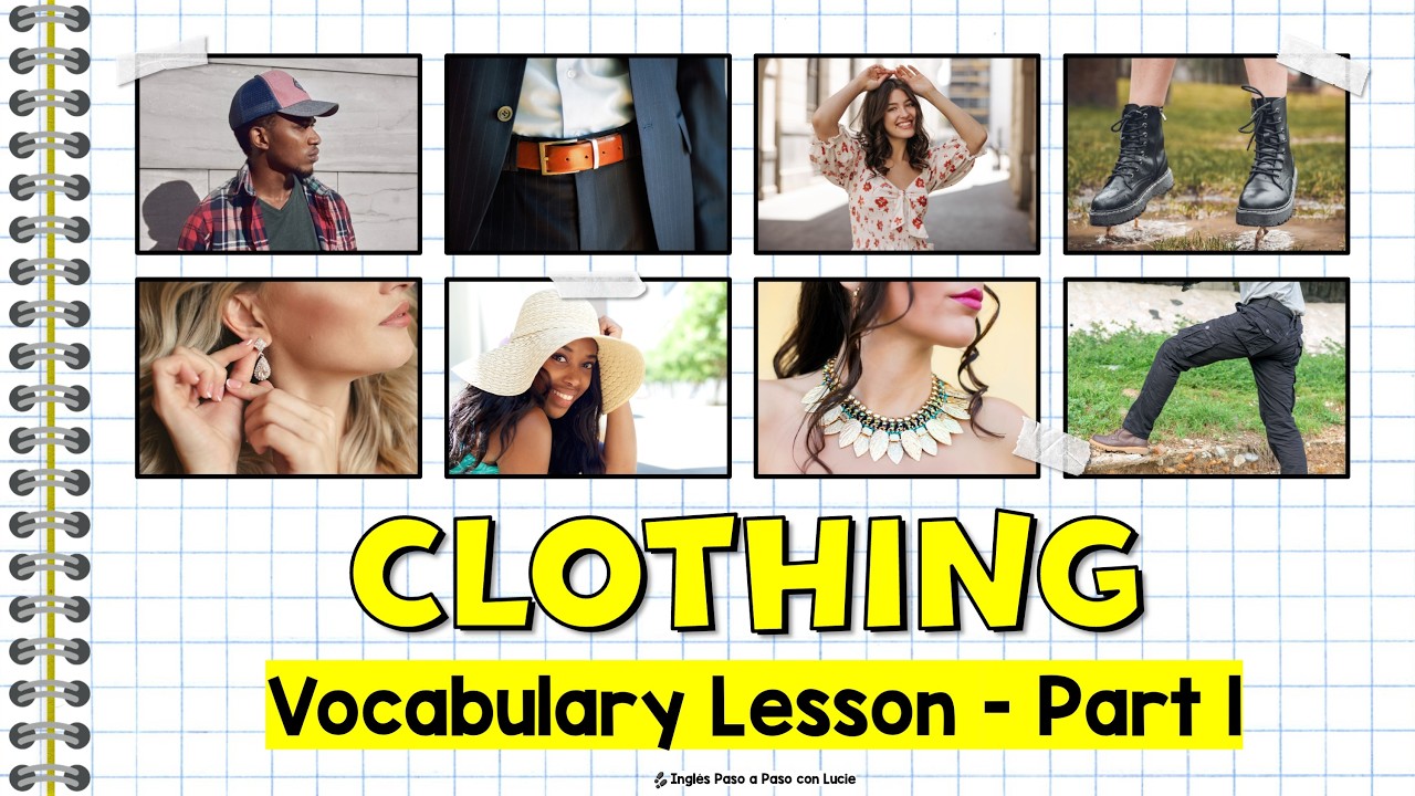 Vocabulario de Ropa en Inglés: Clothing | Inglés para Principiantes