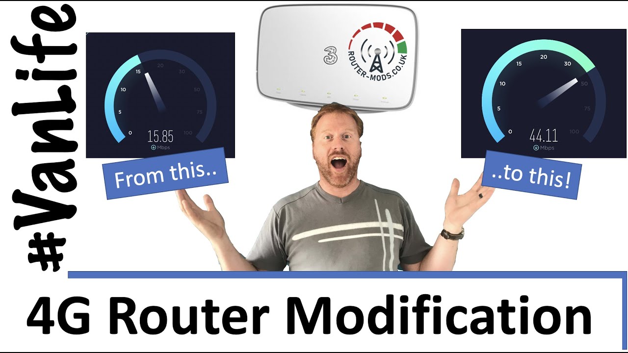 Watch video 4G+ Router External Antenna Modification - Massive Improvement - Router-Mods.co.uk Discount Code Now 4G+ Router External Antenna Modification - Massive Improvement - Router-Mods.co.uk Discount Code