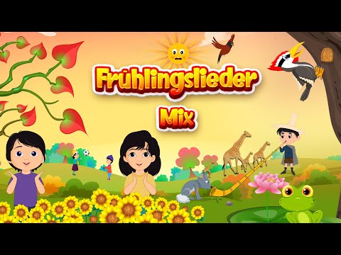 Frühlingslieder MIX - Die schönsten Frühlingslieder  - SING SONG Kinderlieder