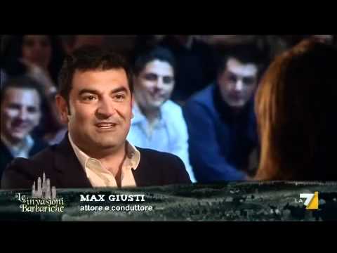 LE INVASIONI BARBARICHE 15/04/2011 - Daria Bignardi intervista Max Giusti