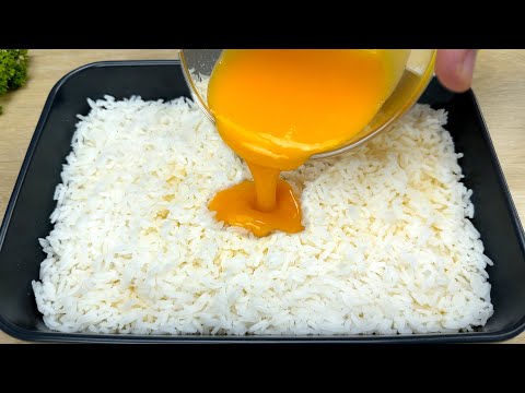 Do you have rice and eggs at home? Make this simple but incredibly delicious recipe! # 321