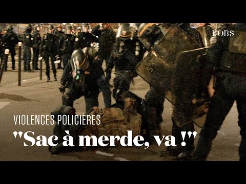 Retraites : une vidéo montre un homme violenté et insulté par des policiers à Paris