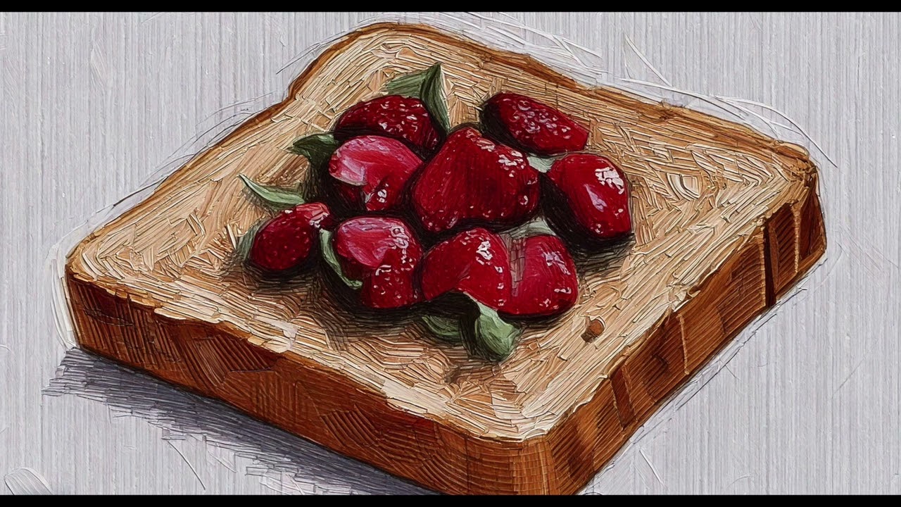 Strawberry Folk Toast