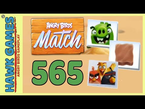 Angry Birds Match ⭐ Level 565 - Walkthrough, No Boosters