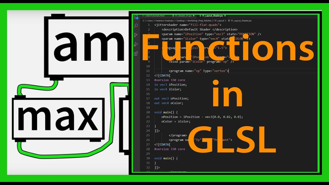 GLSL Programming Basics | Functions