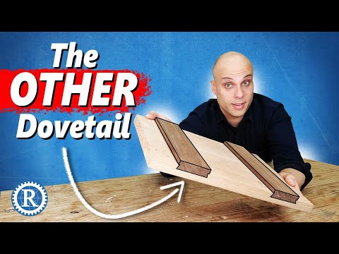 Cut the Sliding Dovetail Joint with common hand tools.