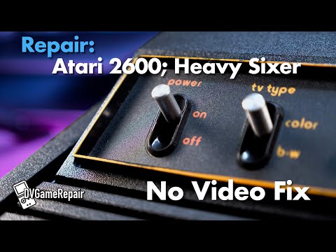 Atari 2600 No Video, Troubleshoot and Fix