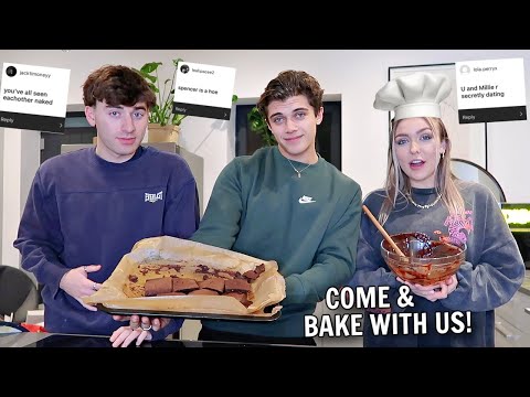 reading hate comments whilst baking brownies..