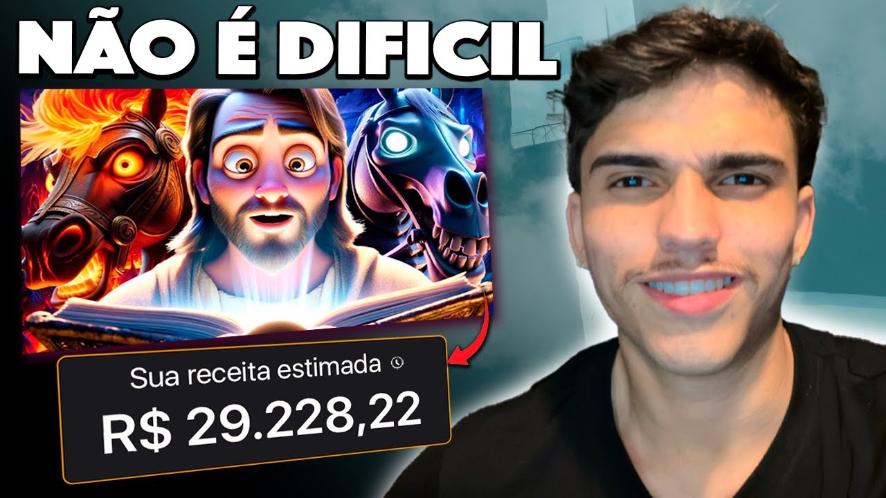 Como Faço Vídeos de Animação BÍBLICO Monetizáveis com IA Gratuitas
