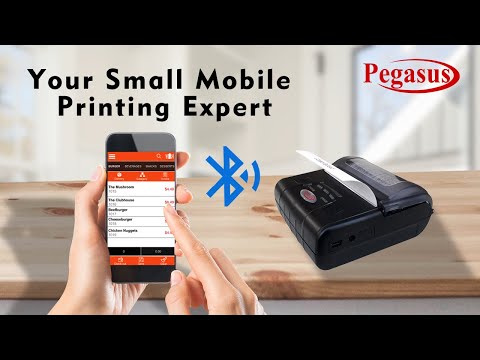 Pegasus pm8021 portable thermal printer