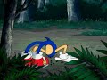 Sonic X Comparison Sonic Frees Himself Out Of The Ground Japanese VS English